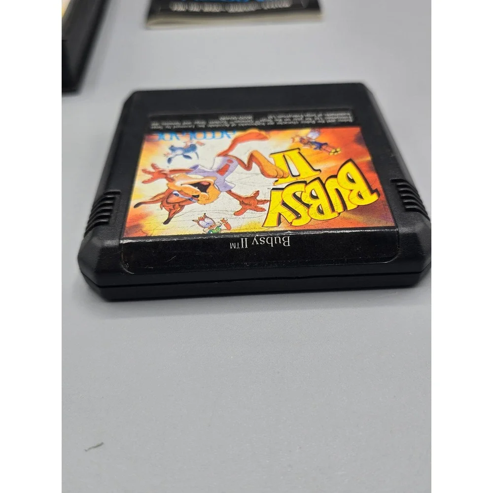 Bubsy II Sega Genesis CIB Accolade 1994 Retro Game Complete with Manual Case CIB